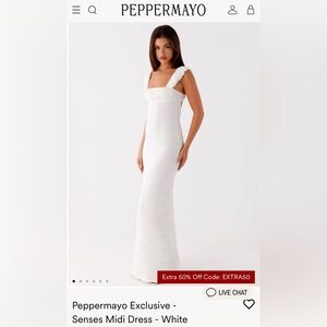 Senses Midi dress - PEPPERMAYO